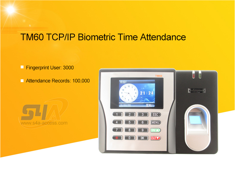TCP/IP Biometric Time Attendance-TM60