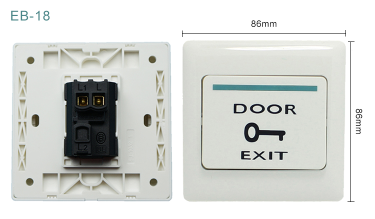 Plastic access Exit Button-EB-18