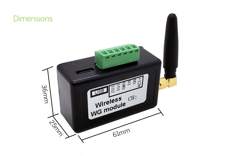 Wireless Wiegand Interface Module