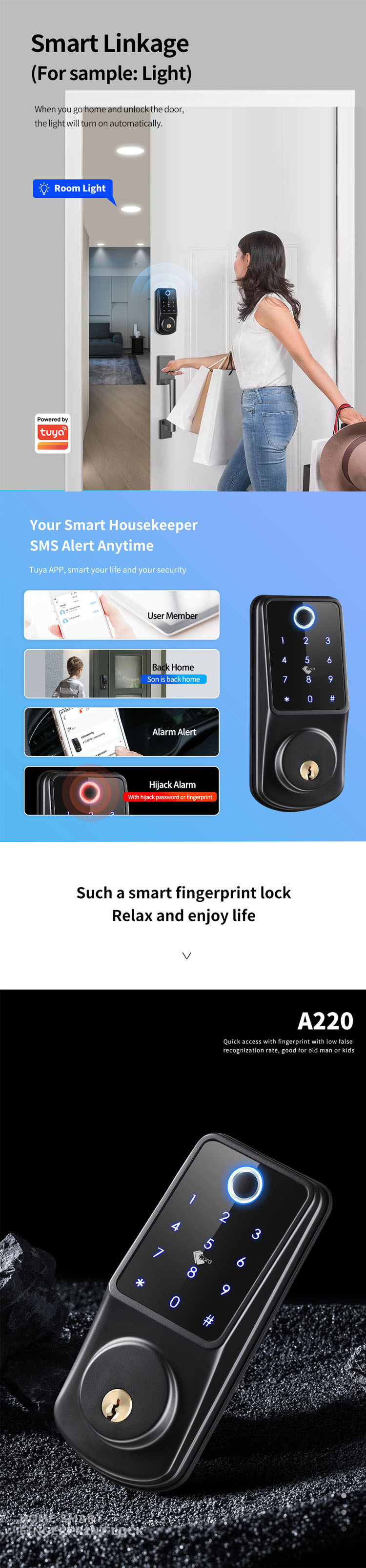 TTLock App Intelligentes digitales Türschloss