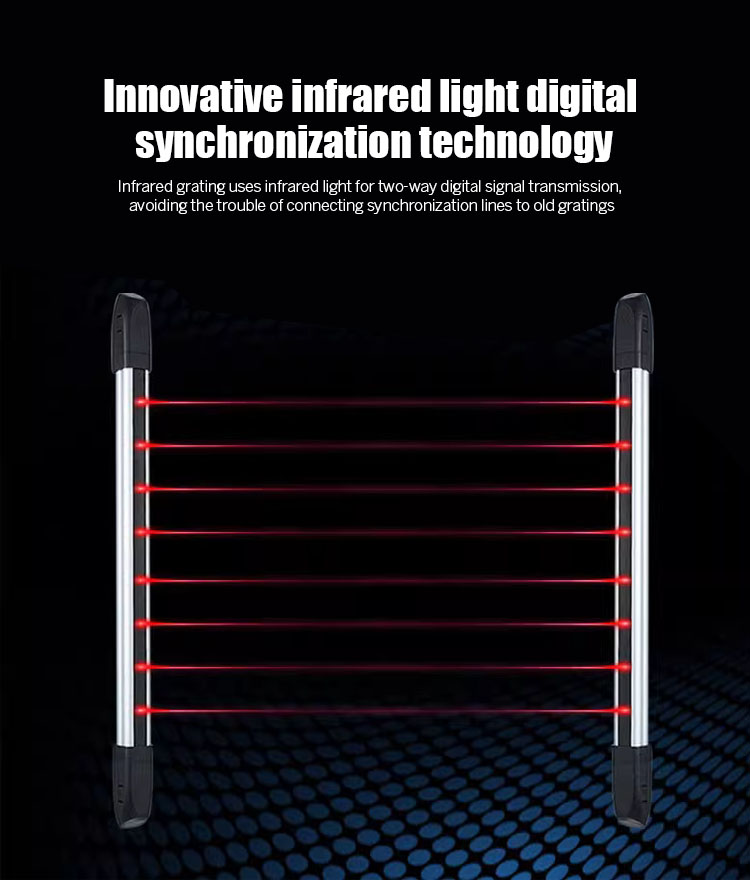 Wired 4 beams Active Infrared Fence barrier  