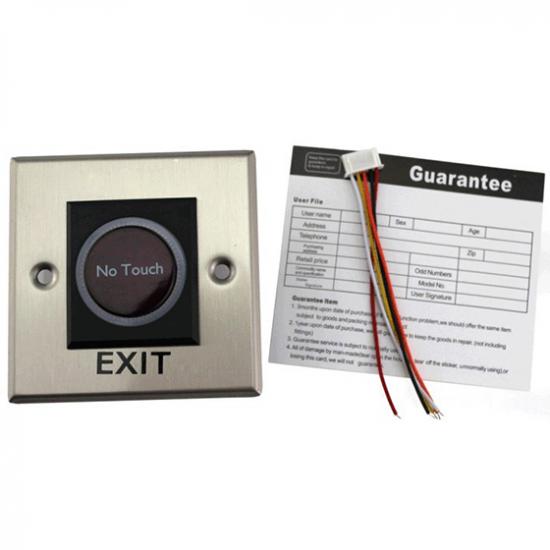 Contactless access control infrared sensor access control switch