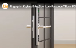 Fingerabdruck-Türschloss für schlüssellosen Zugang, Passcode TTlock IP65, wasserdichtes Türschloss