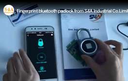 Bluetooth-Vorhängeschloss mit Fingerabdruck