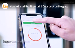  Wie Installieren des Fingerabdruck-Türschlosses auf dem Glas Tür? 